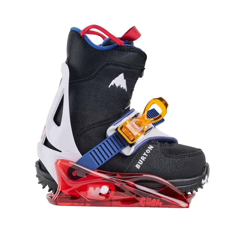 Fixazioni snowboard Burton Grom Rosso 5/6