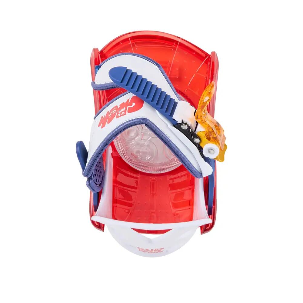 Fixazioni snowboard Burton Grom Rosso 2/6