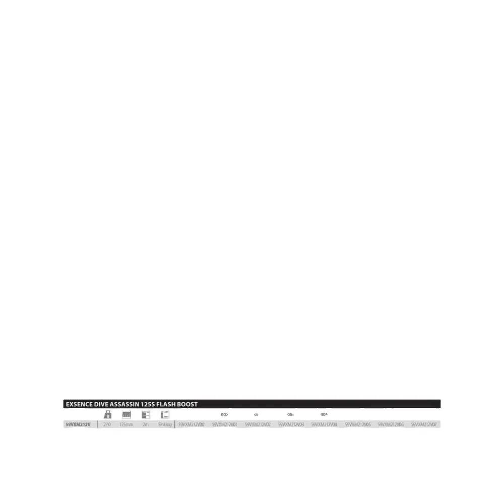 Appât de pesca Shimano Exsence Dive Assassin 125S 3/3