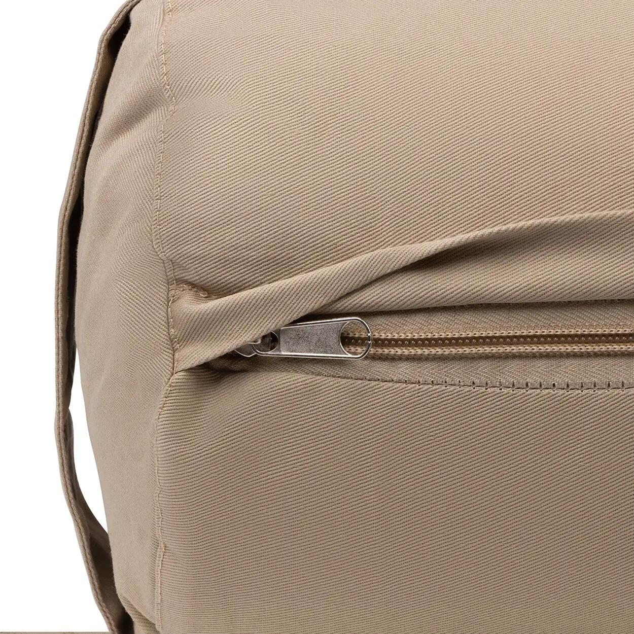 Yoga Bolster - Yoga Kussen - Desert Bruin - 60 x 20 cm - GOTS Keurmerk 2/3
