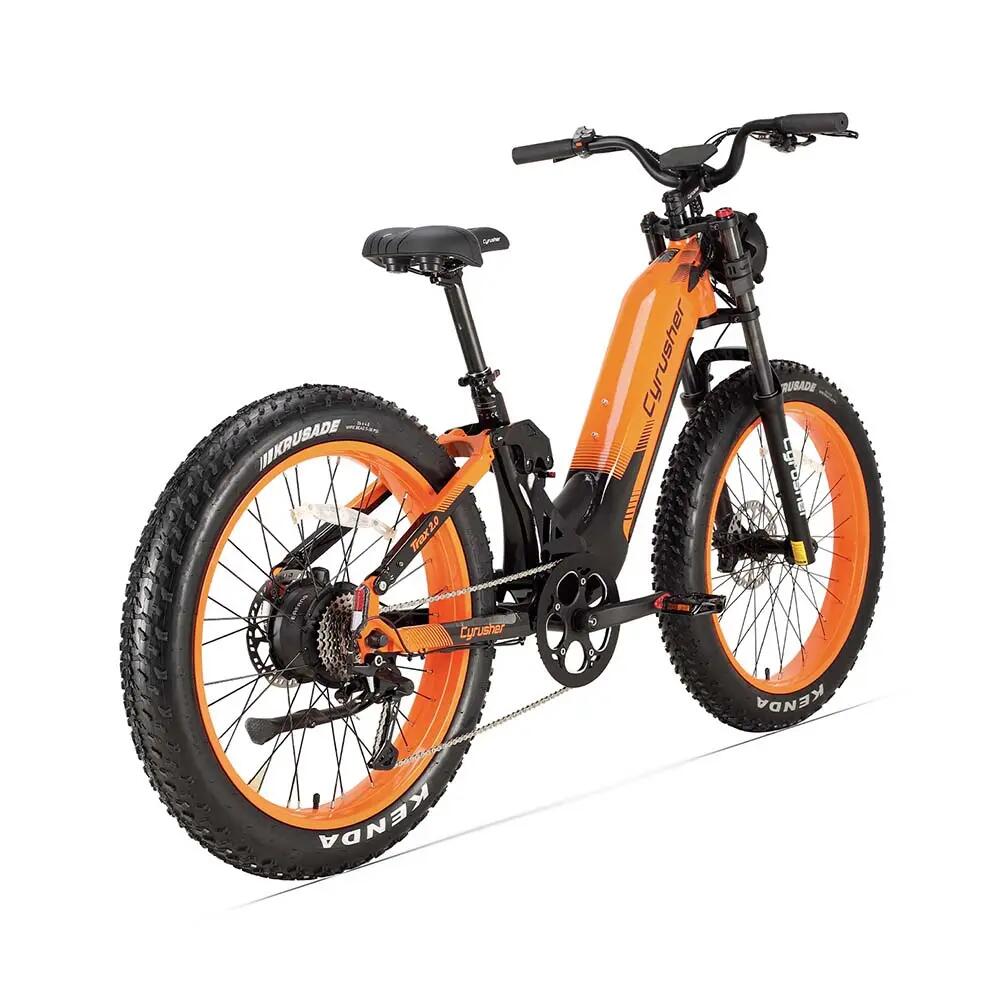 Bici elettrica per adulti Trax 2.0: pneumatico 26×4", batteria da 52V 20Ah 3/8