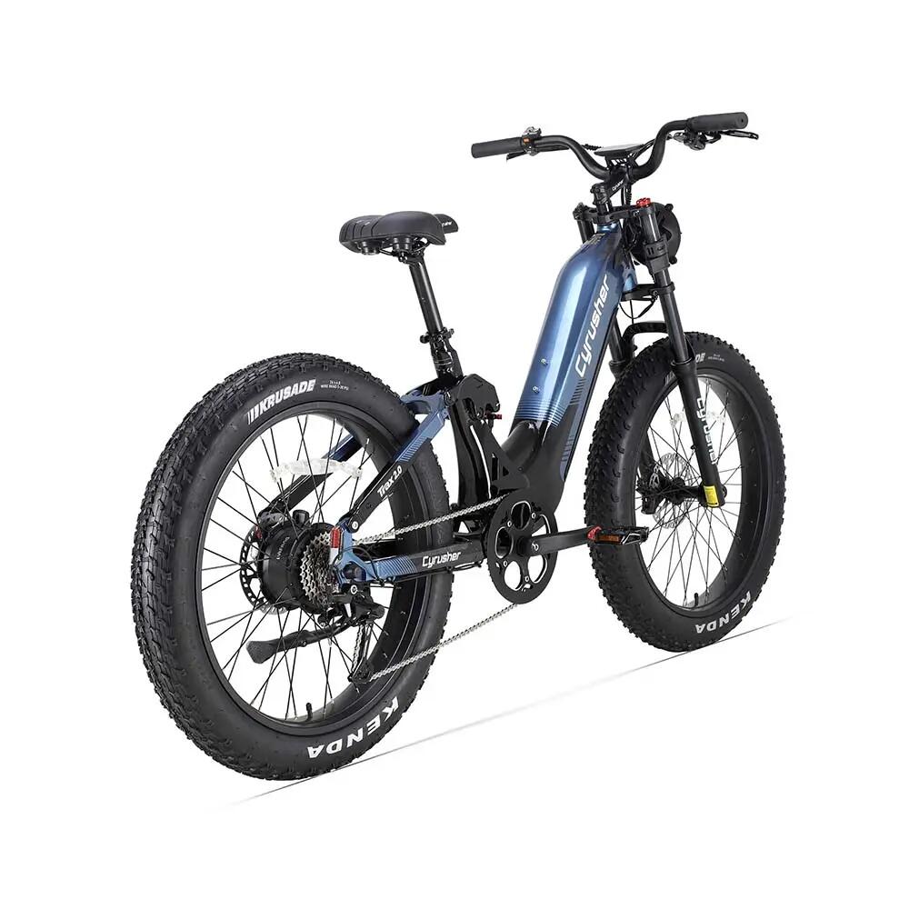 Adult Trax 2.0 Electric Bike: 26×4" Tire, 52V 20Ah Battery 3/8