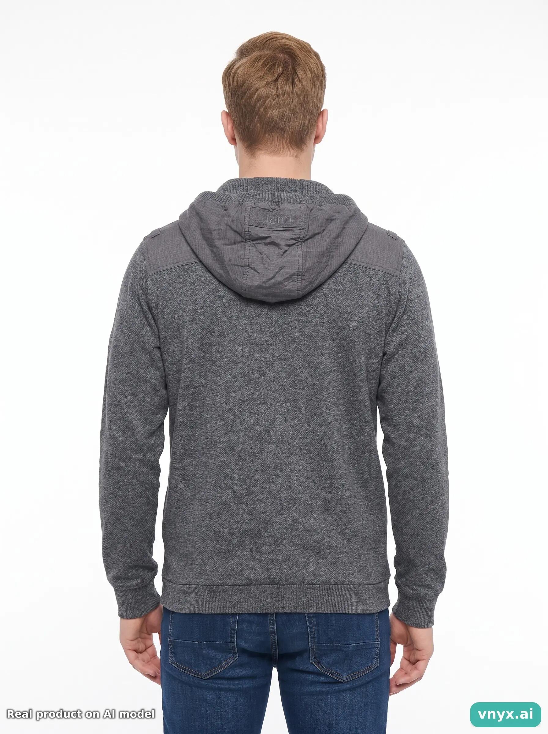 Second Life - Vintage Bench Dark Grey Hoodie Men S 2/5
