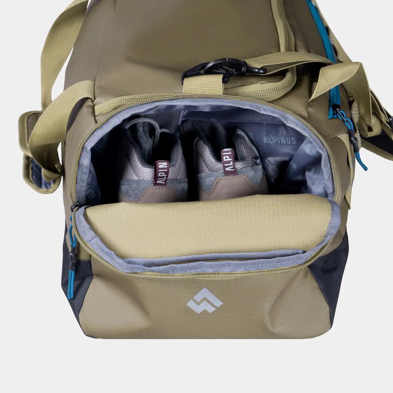 Geanta de voiaj Alpinus Lombardia 40 Unisex - 40 L - Verde Kaki 5/9