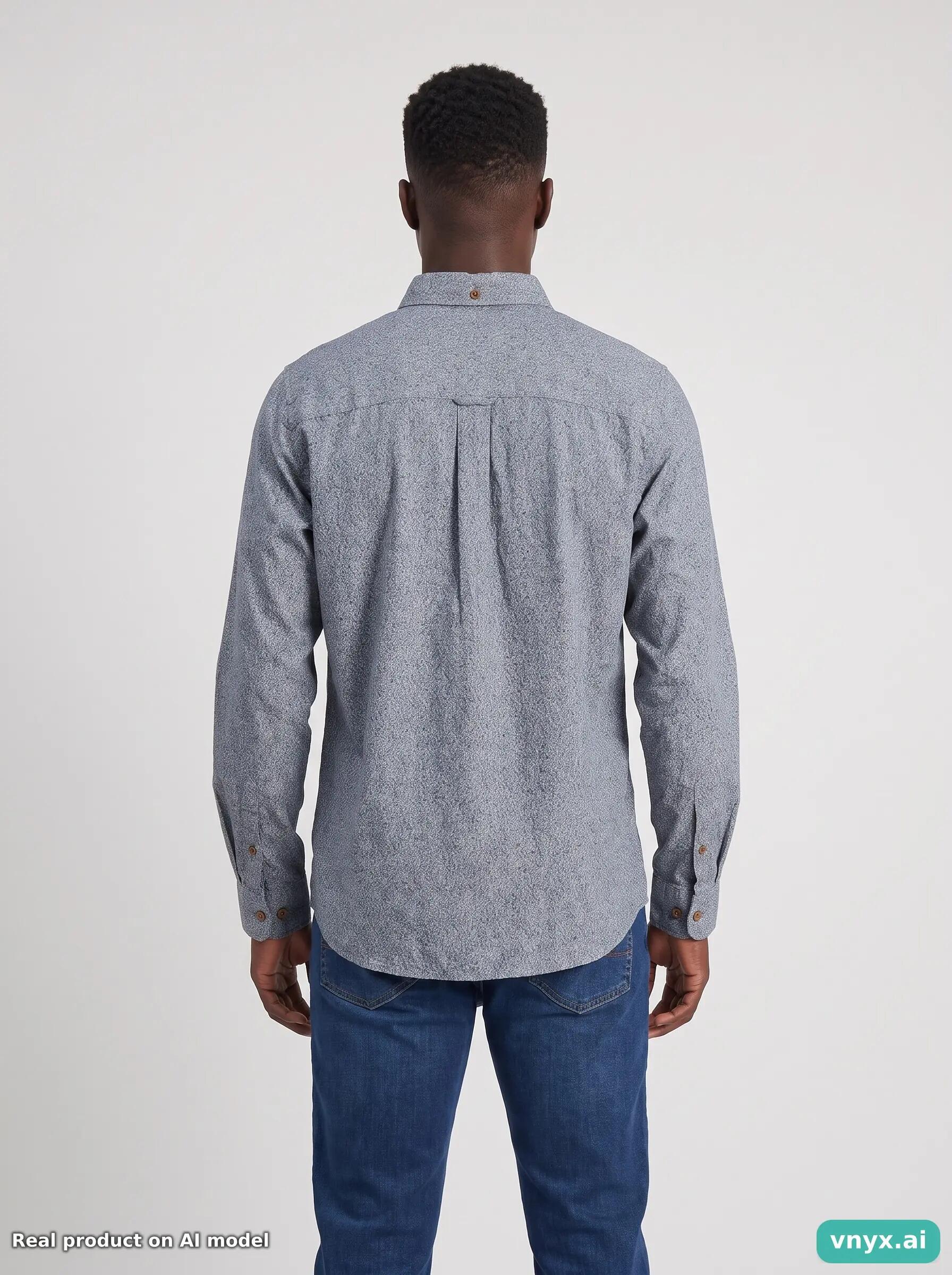 Second Life - Vintage Carhartt Grey Casual Shirt Men S 2/5