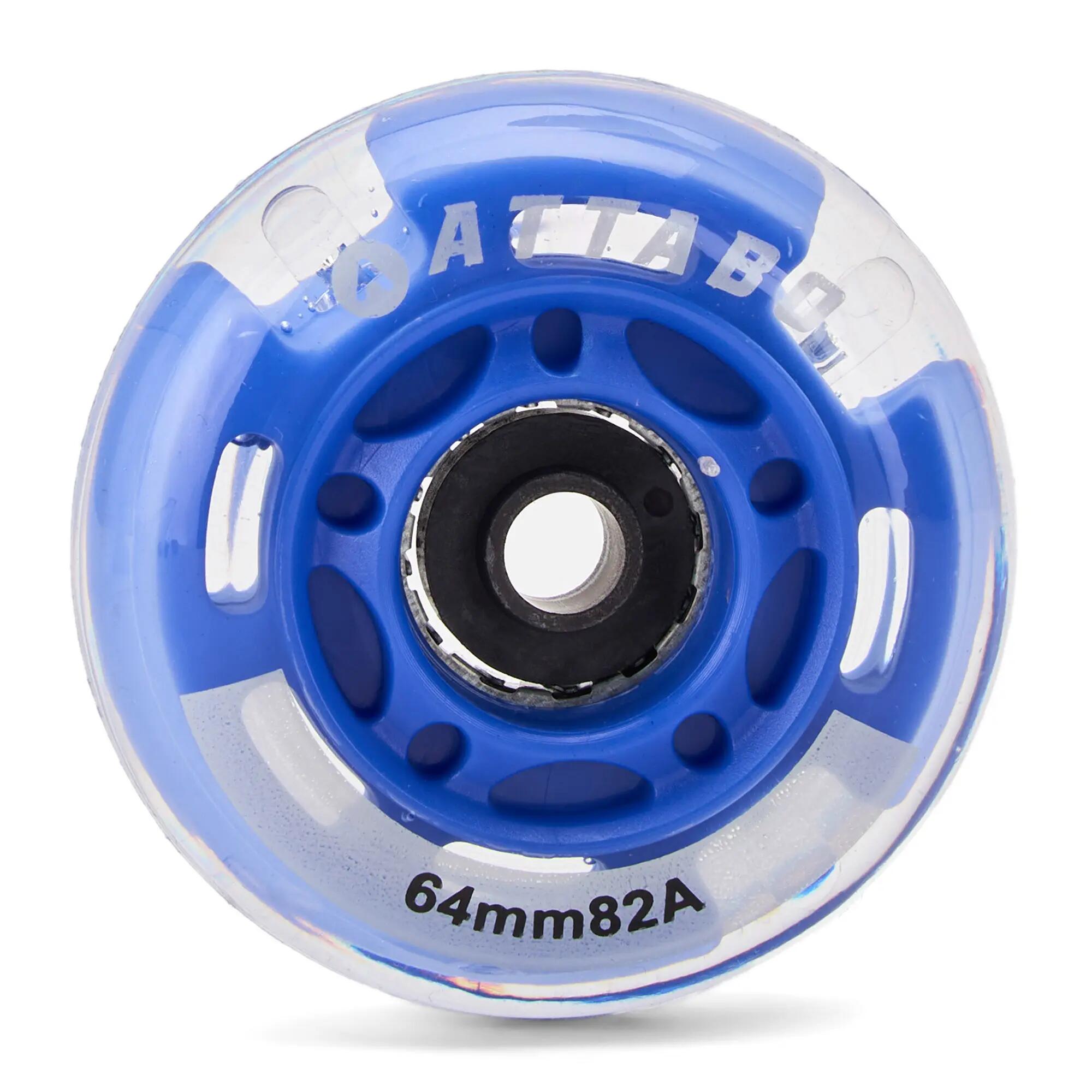 HUMBAKA Flashing Wheels LED-es görkorcsolya kerekek 64 mm 4 db 3/3
