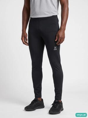 Second life - haglöfs black men's base layer tights size l