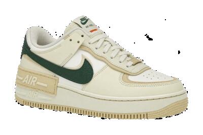 Dames - sportschoen - nike air force 1 shadow - wit, fir