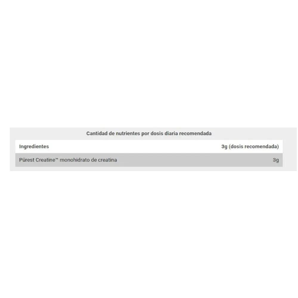 Suplemento - Fitness - Unisexo - Creatina monohidrato Creapure® - 300 g - Neutro 2/2