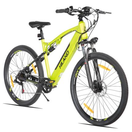 Femme Homme VTT Électrique 27,5 pouces 7 Vitesses Double Suspension Spokane