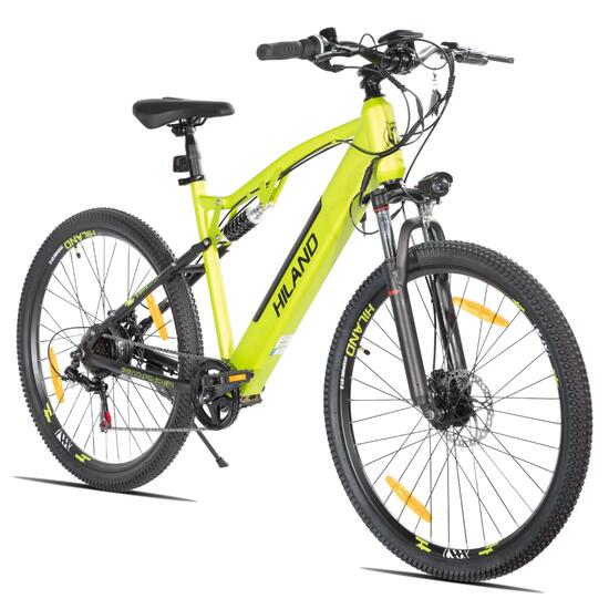 Femme Homme VTT Électrique 27,5 pouces 7 Vitesses Double Suspension Spokane