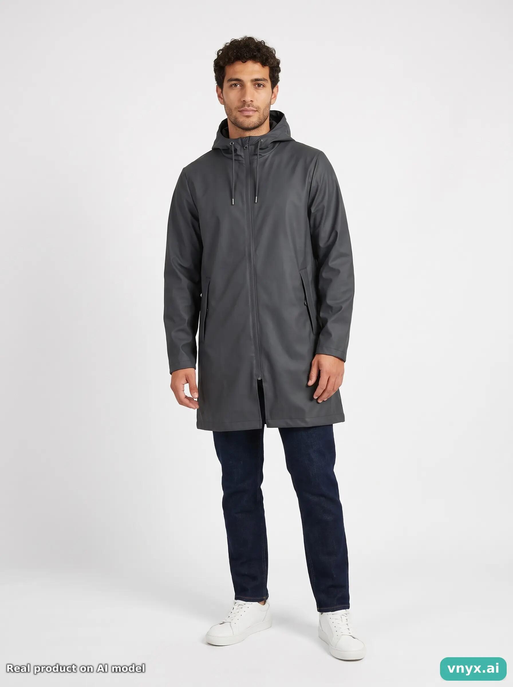 Second Life - Vintage RAINS Black Outdoor Jacket Men XS 3/5
