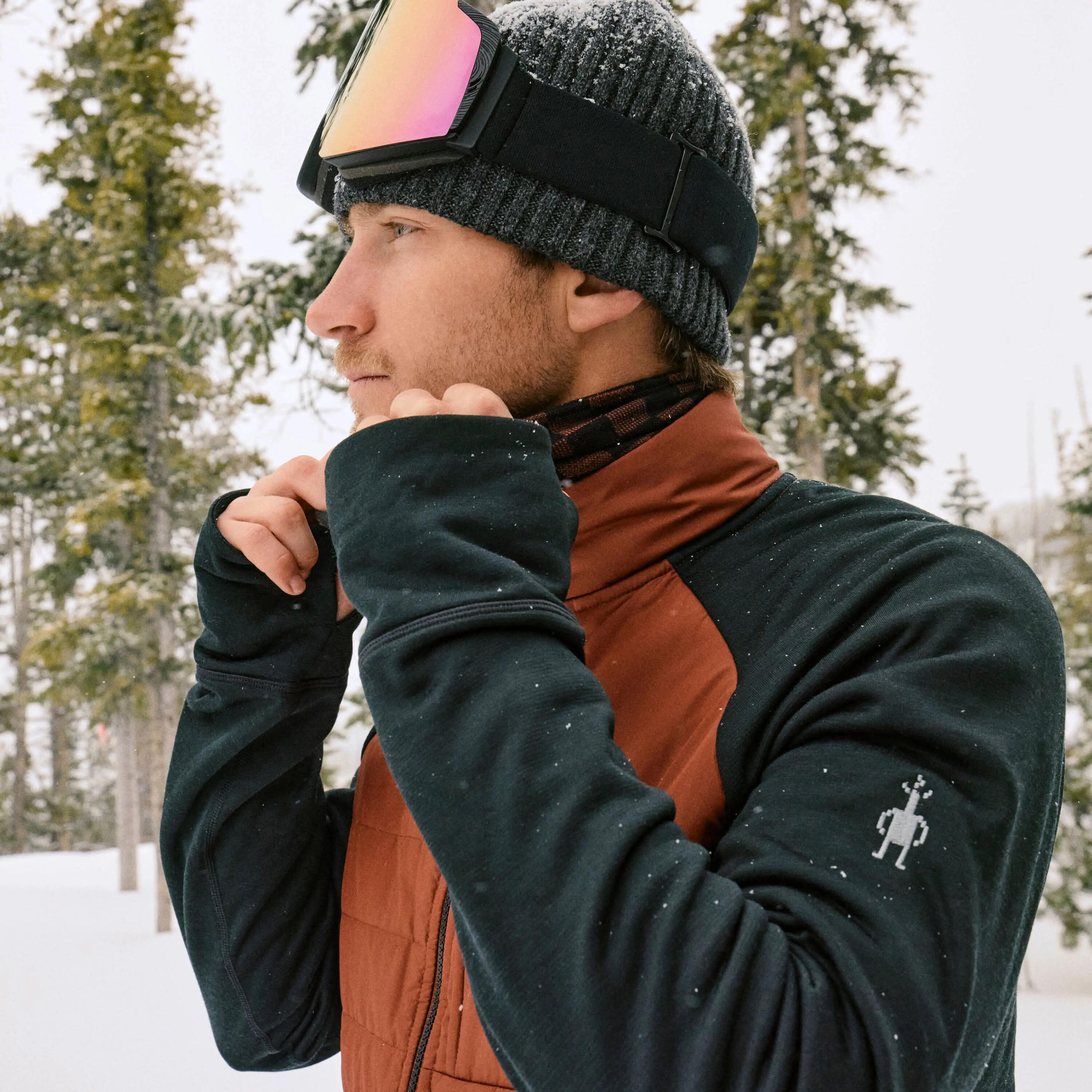 Căciulă Smartwool Second Cut Cuff Beanie - negru 3/3