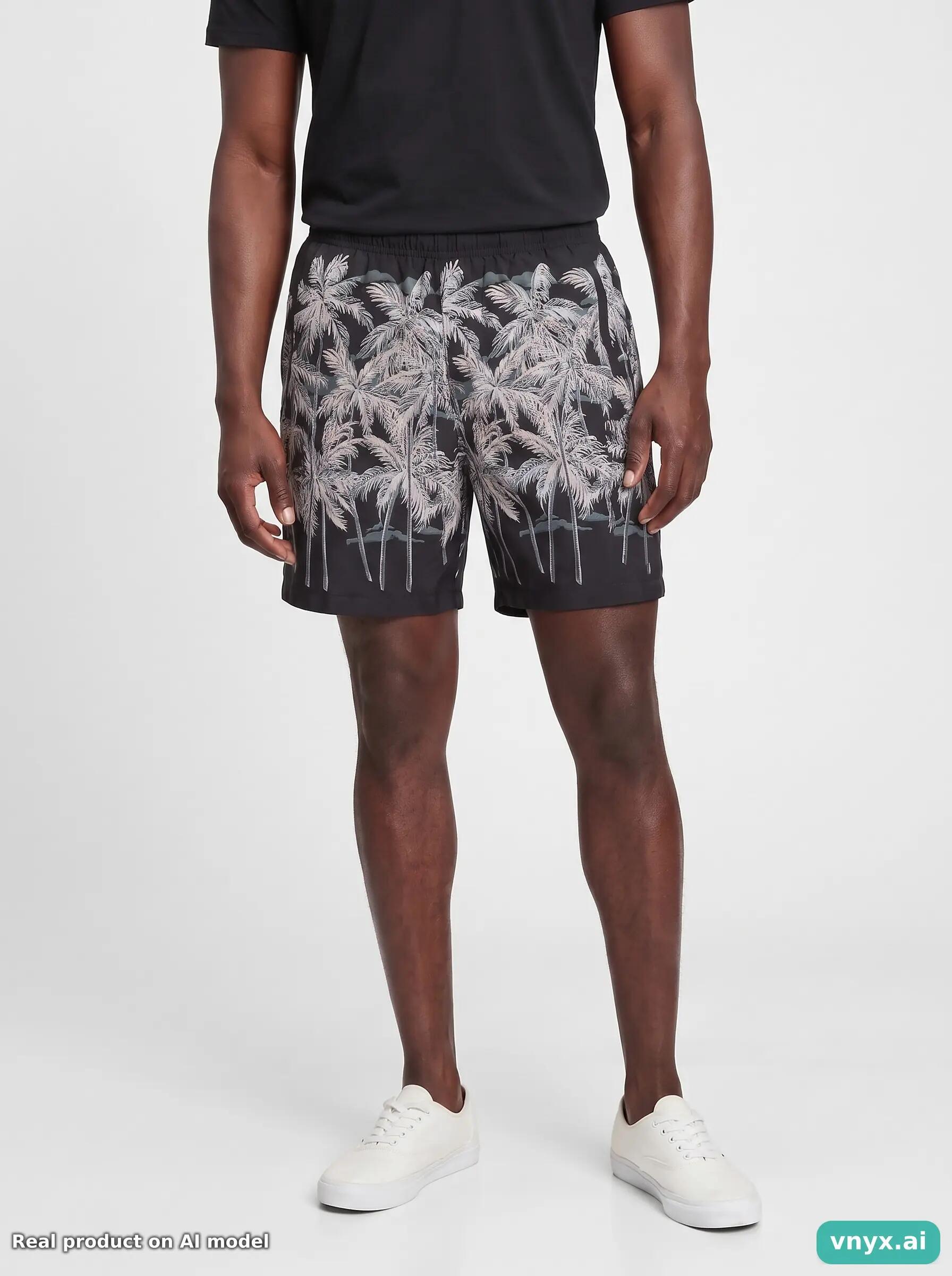 Second Life - Vintage palm Angels Black Shorts Men W32 (EU 40) 5/5