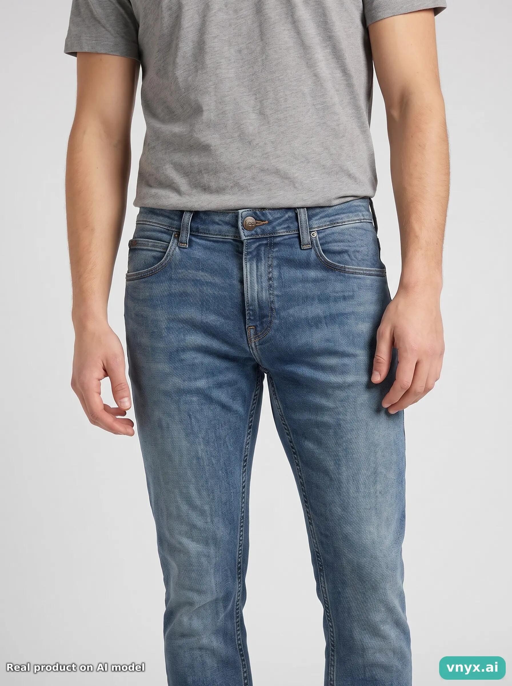 Second Life - Vintage Lee Light Blue Jeans Men 32 L32 5/6