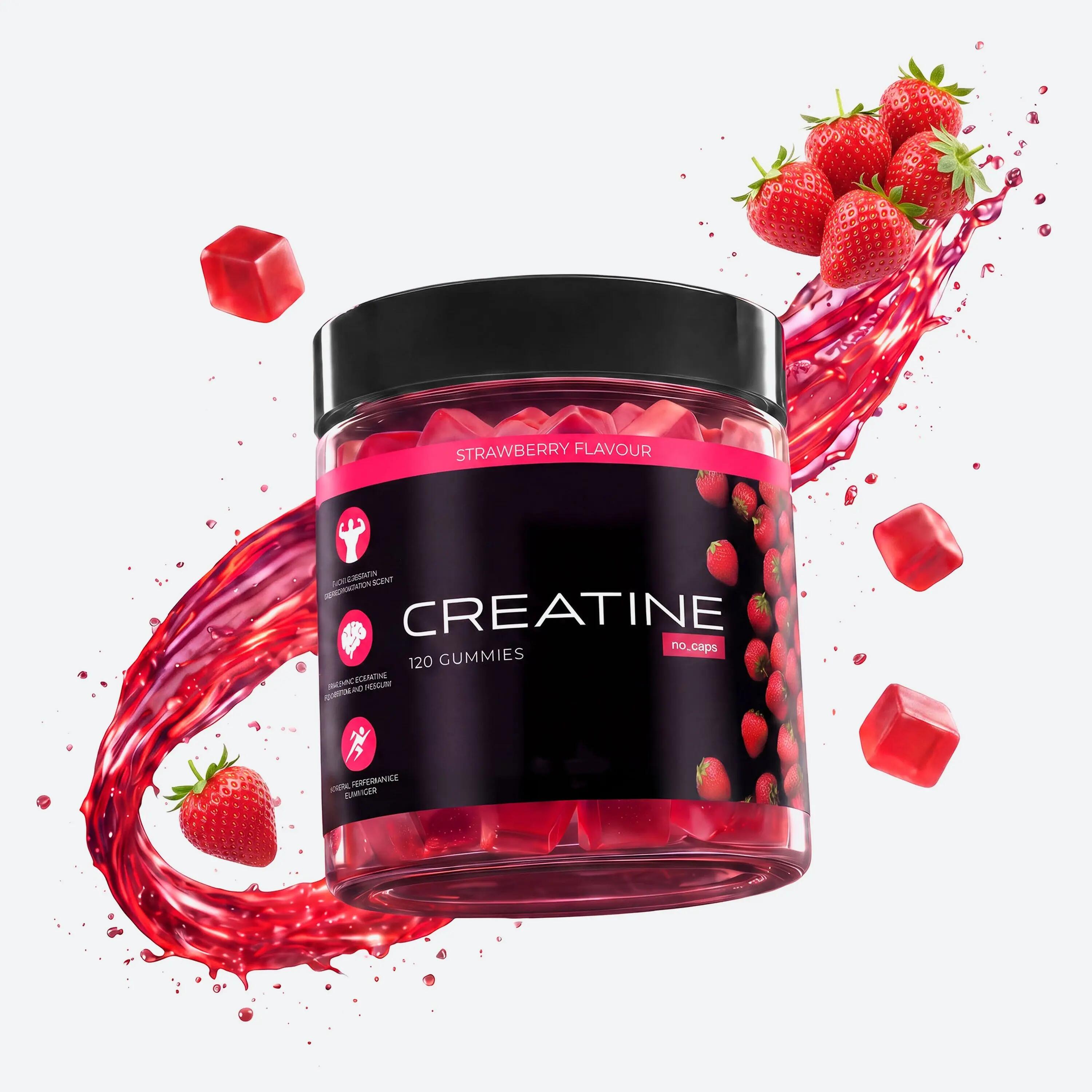 Żelki z kreatyną DMT no_caps Creatine 120 szt. 3/5