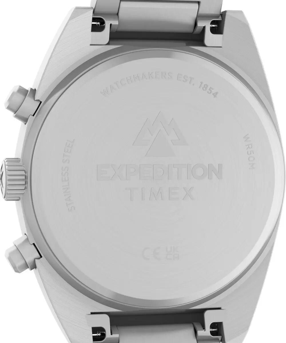 Timex Chronograph Uhr Silber/Schwarz TW2Y61200 3/6