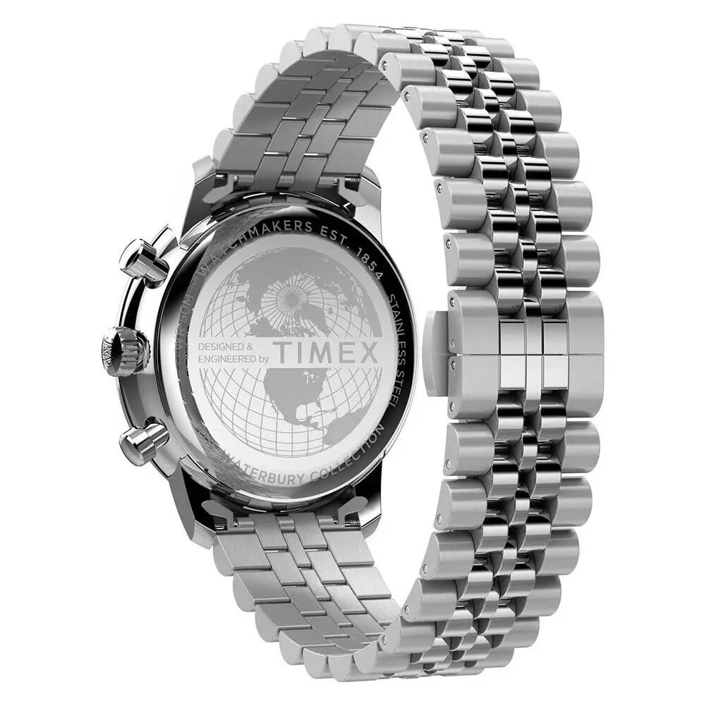 Timex Chronographe Montre Argent/Noir TW2Y23400 8/10