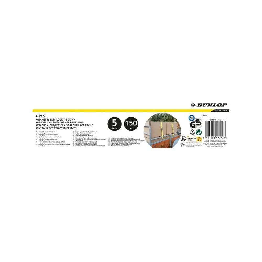 Dunlop Loading Straps 5m 150kg 4 pieces 1/3