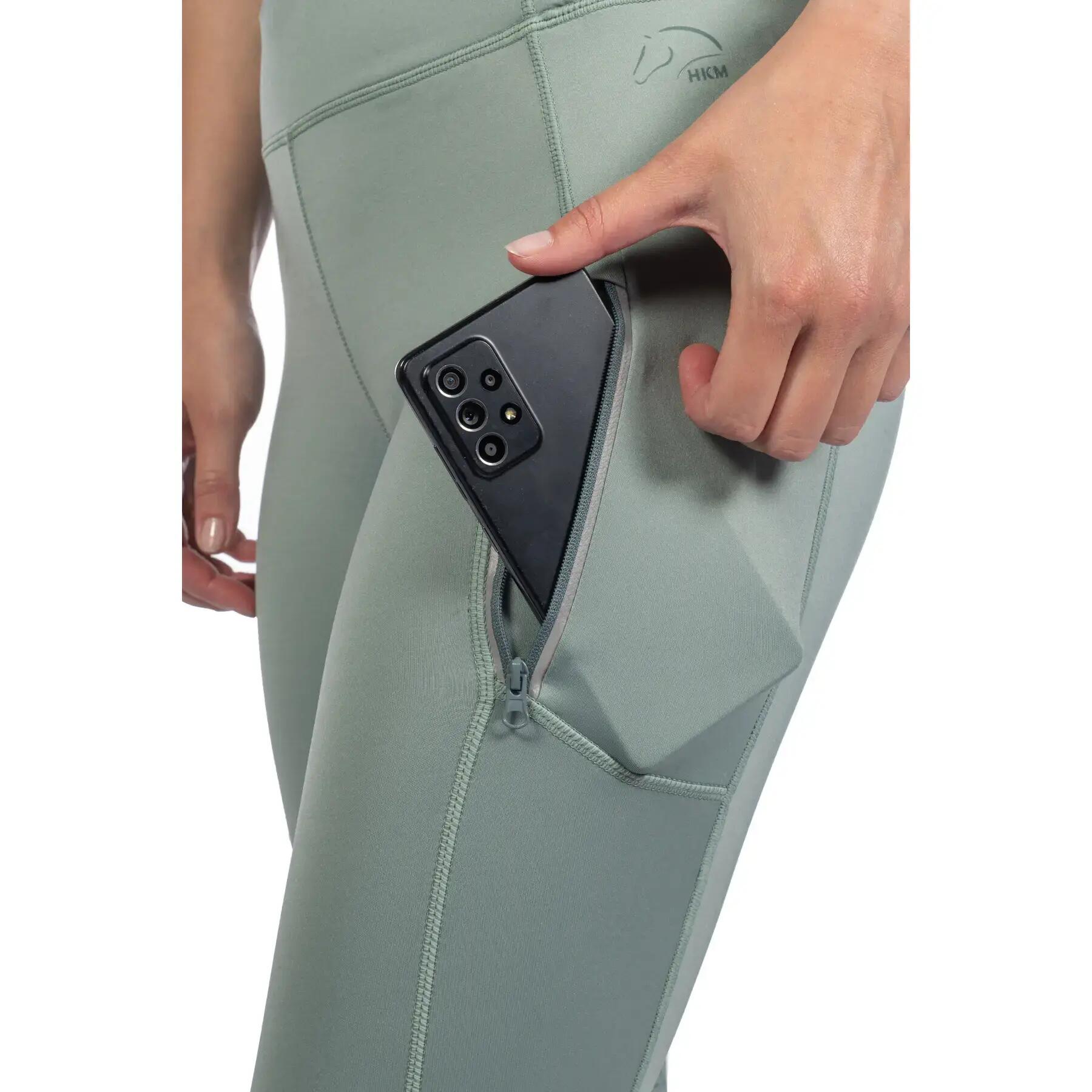 Damskie legginsy jeździeckie z pełną przyczepnością HKM Harbour Island 4/4