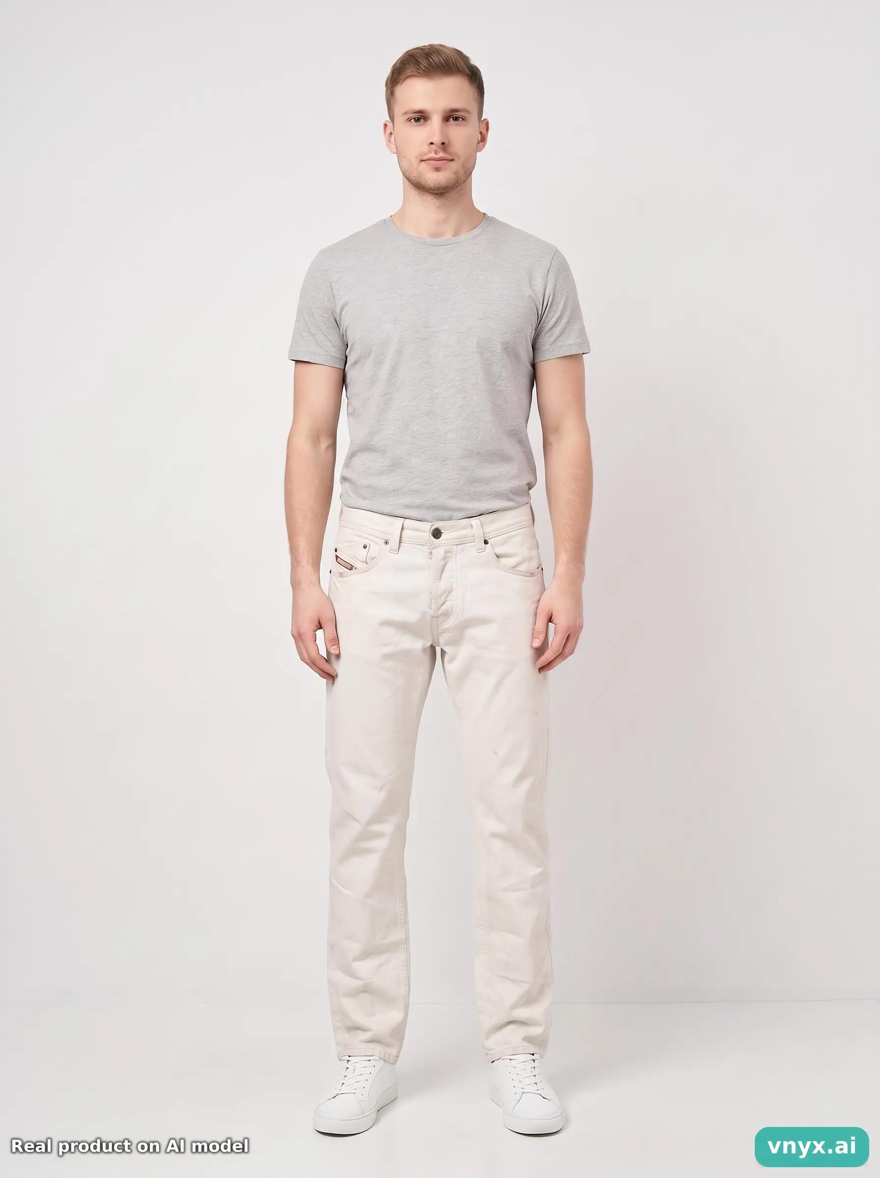 Second Life - Vintage Diesel White Jeans Men 31 L32 6/6