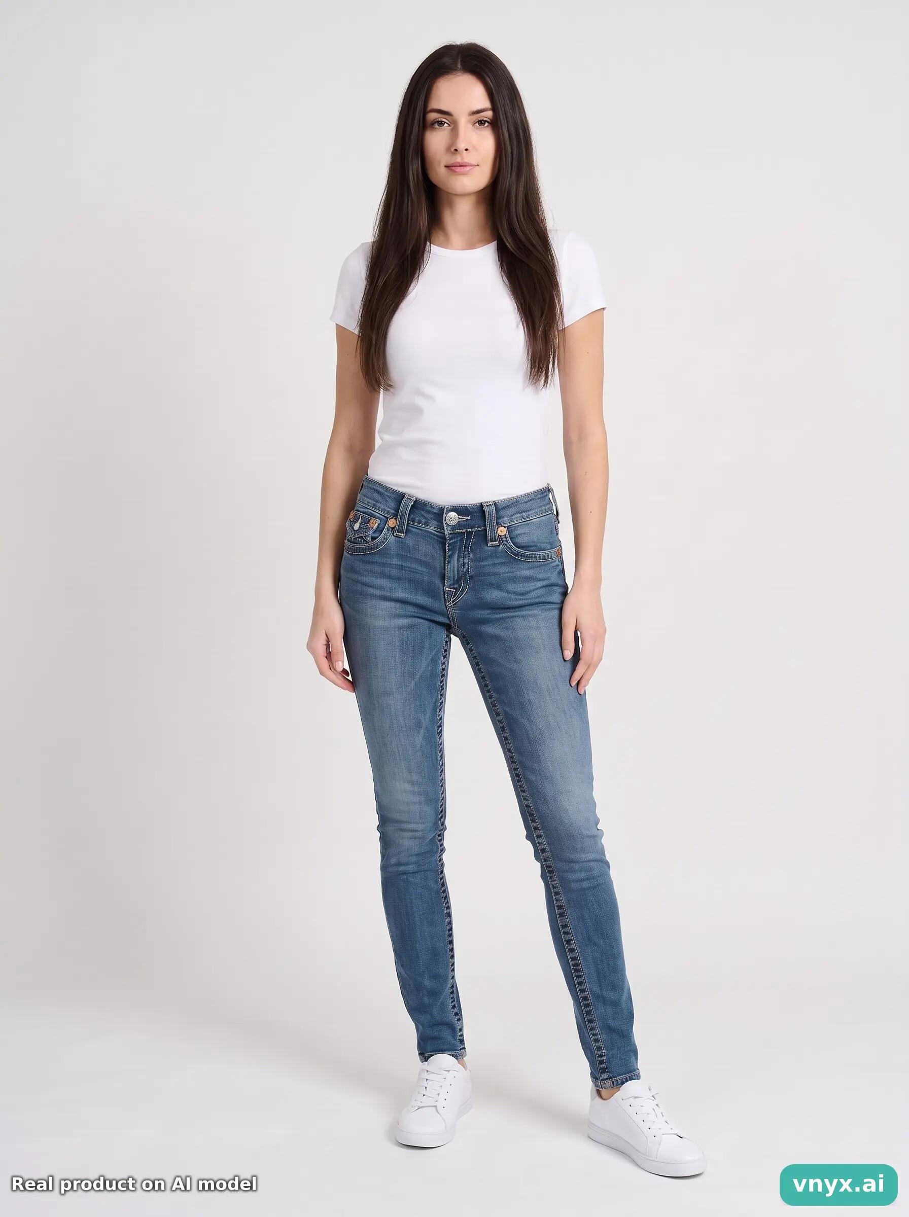 Second Life - Vintage Brand Jeans Light Blue Jeans Women 26 6/6