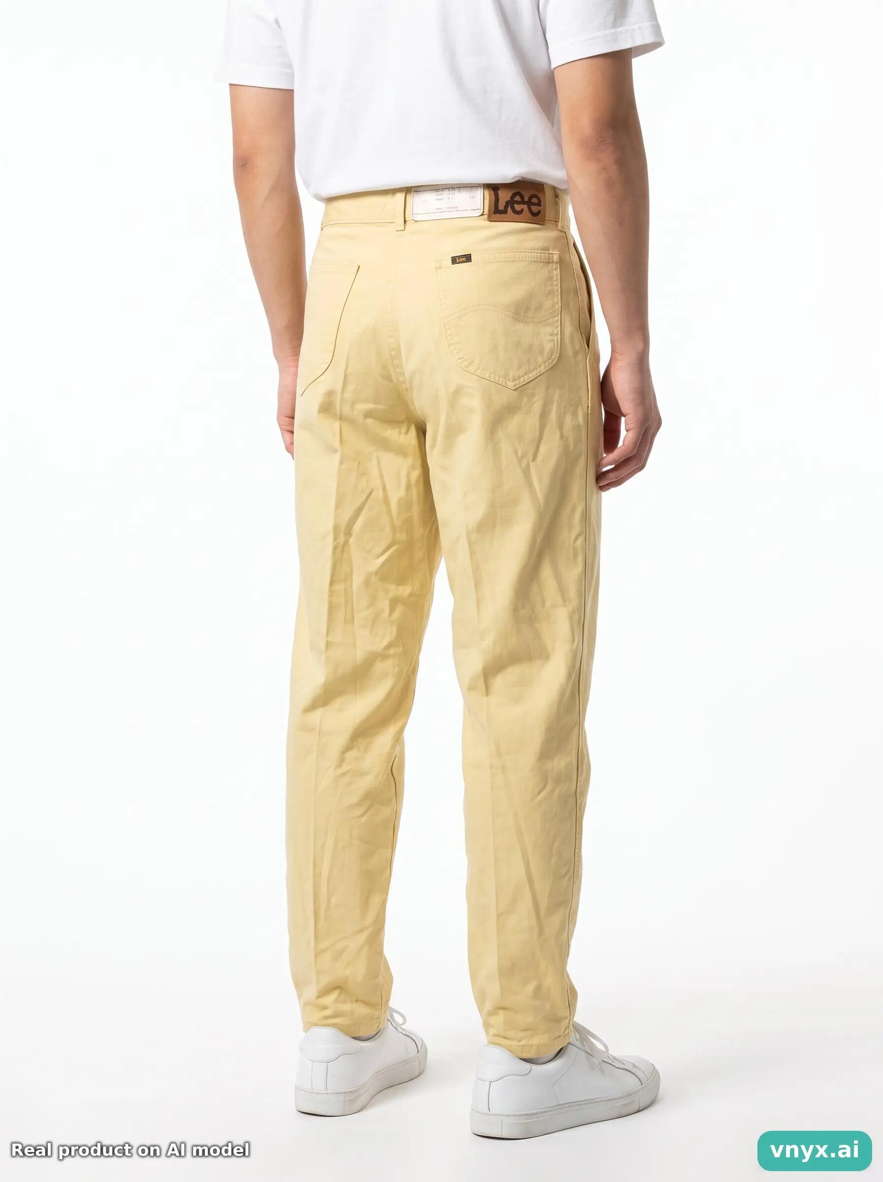 Second Life - Vintage Lee Khaki Chinos Men 28 27 5/6