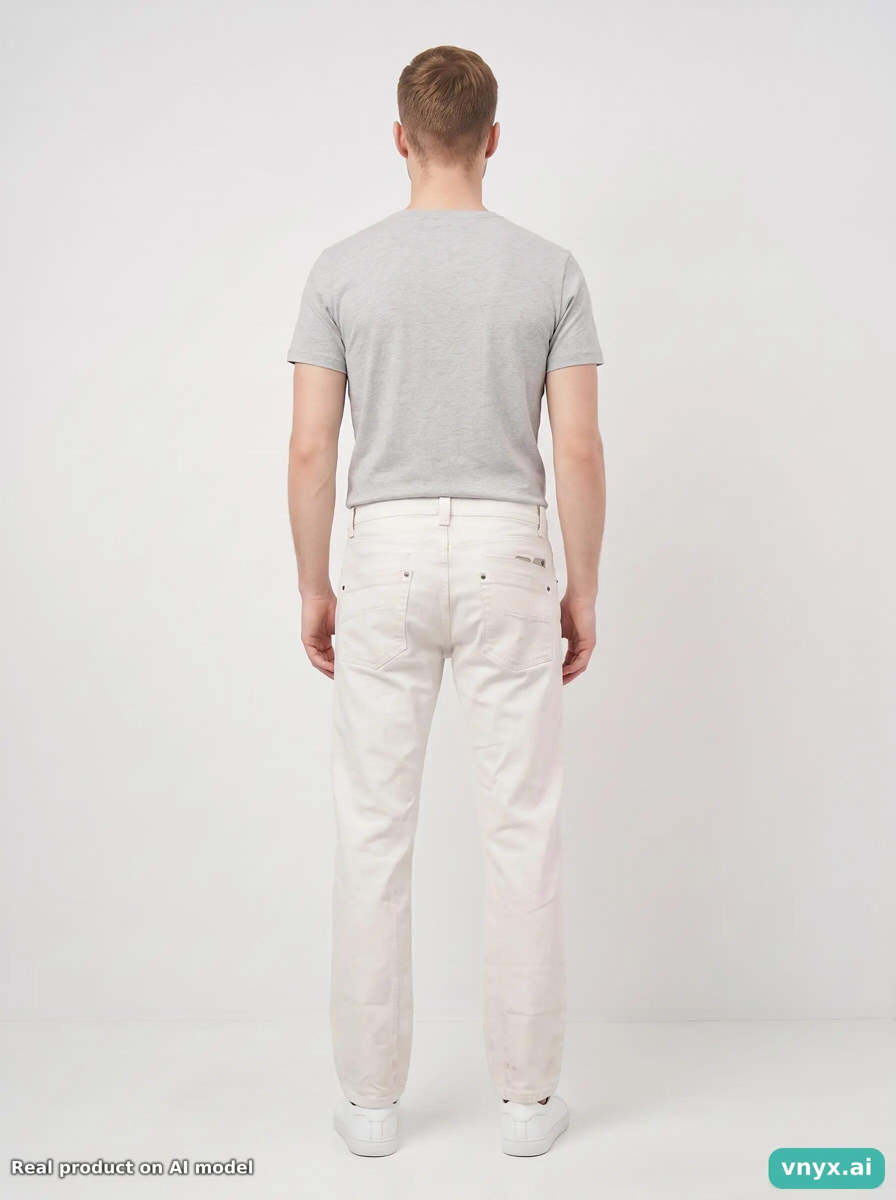 Second Life - Vintage Diesel White Jeans Men 31 L32 4/6