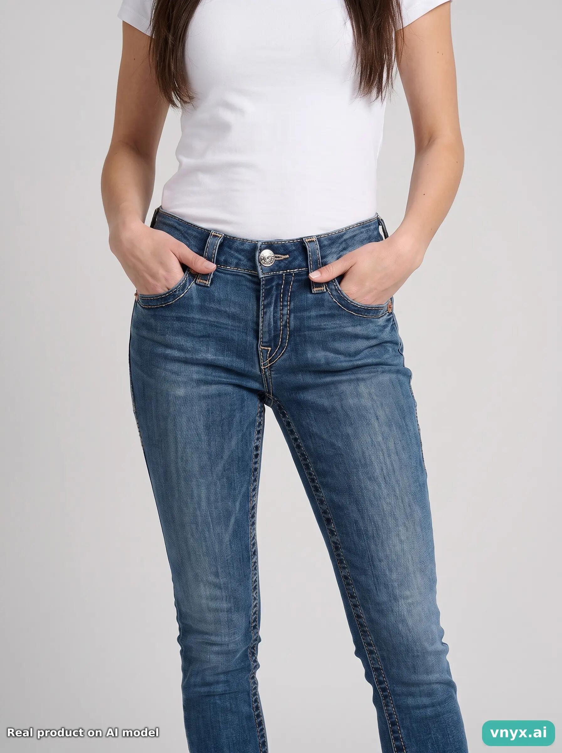 Second Life - Vintage Brand Jeans Light Blue Jeans Women 26 5/6