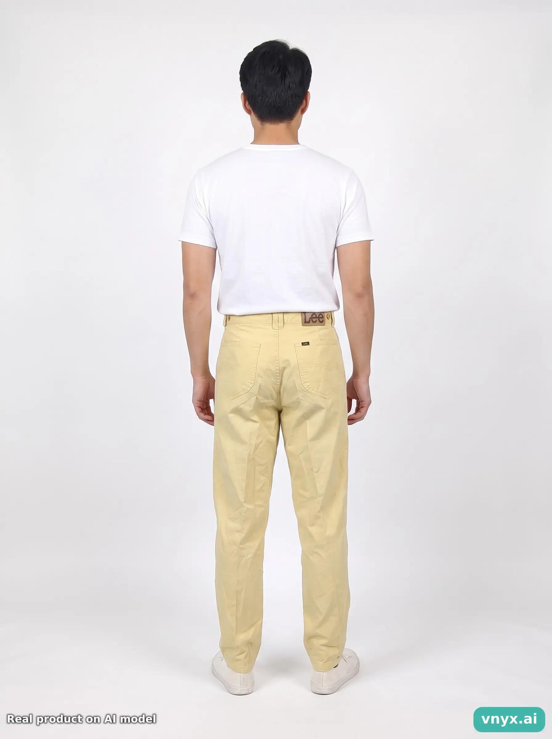 Second Life - Vintage Lee Khaki Chinos Men 28 27 4/6