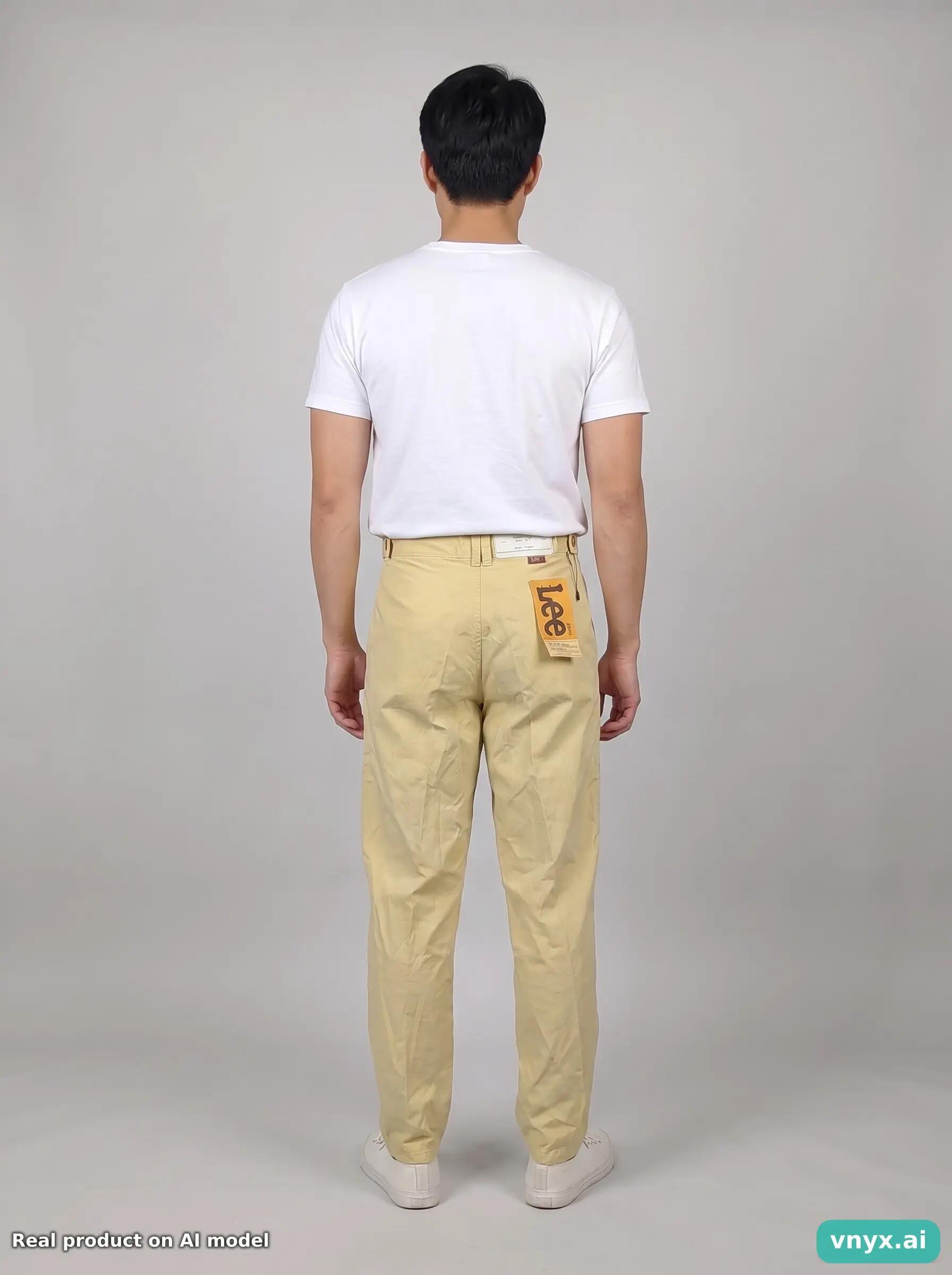 Second Life - Vintage Lee Khaki Chinos Men 28 27 2/6