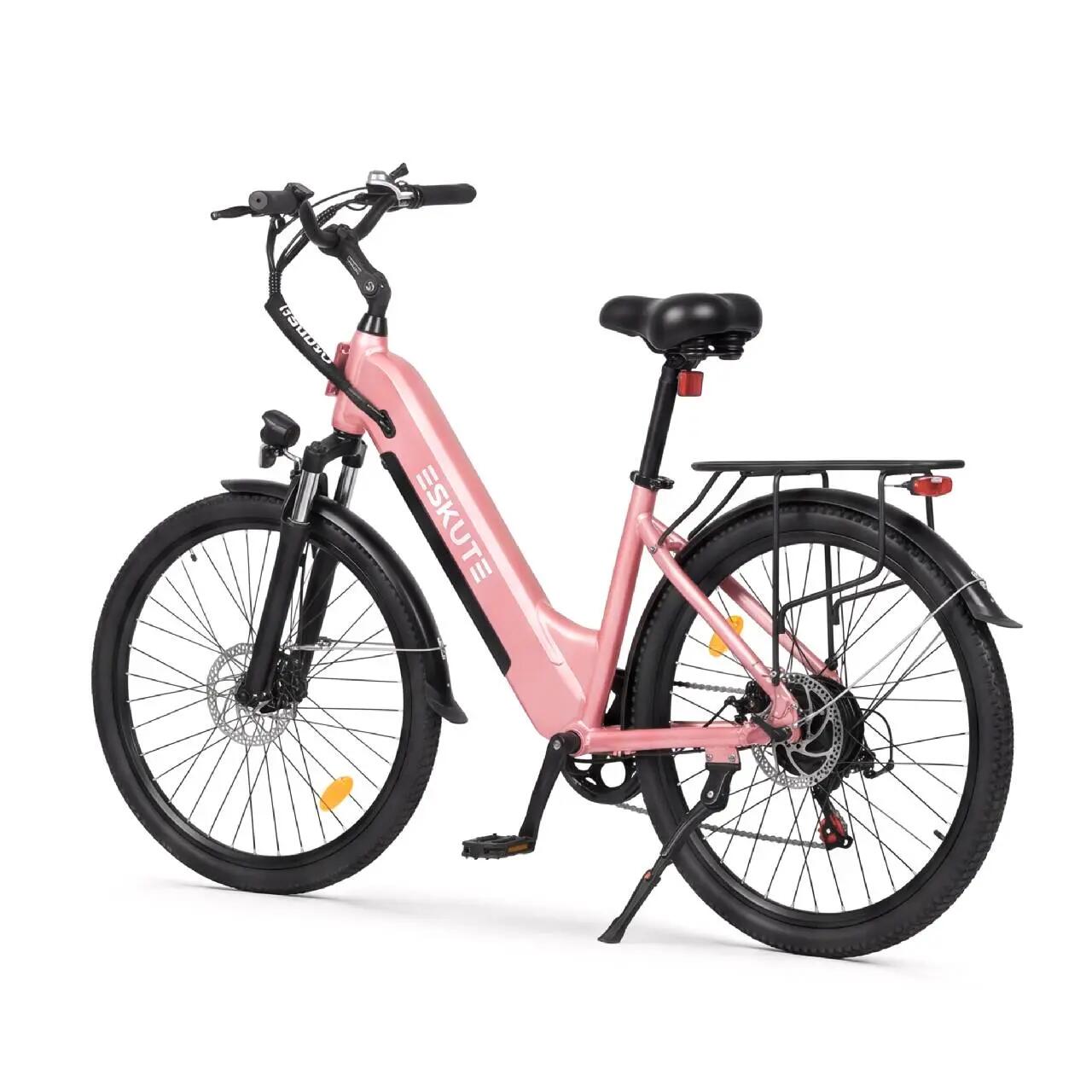 Elektrische Fiets Eskute C202, 48V 17.5Ah Accu, 26×2.1 Inch Banden 3/4