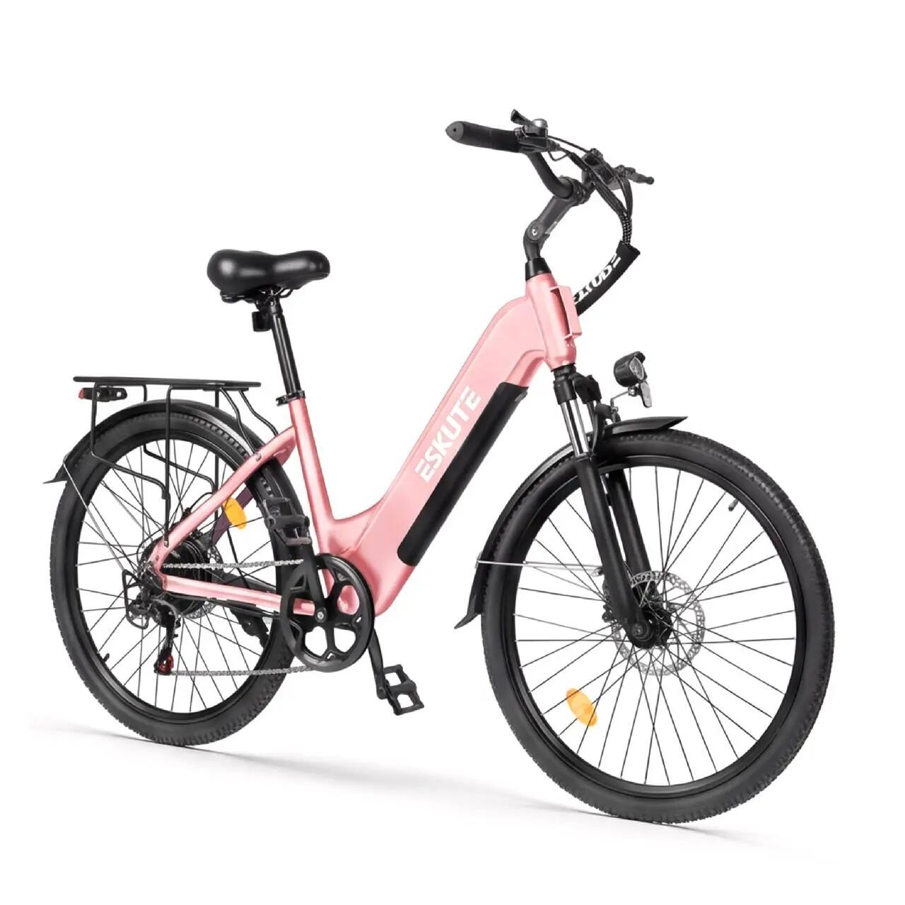 Elektrische Fiets Eskute C202, 48V 17.5Ah Accu, 26×2.1 Inch Banden 2/4