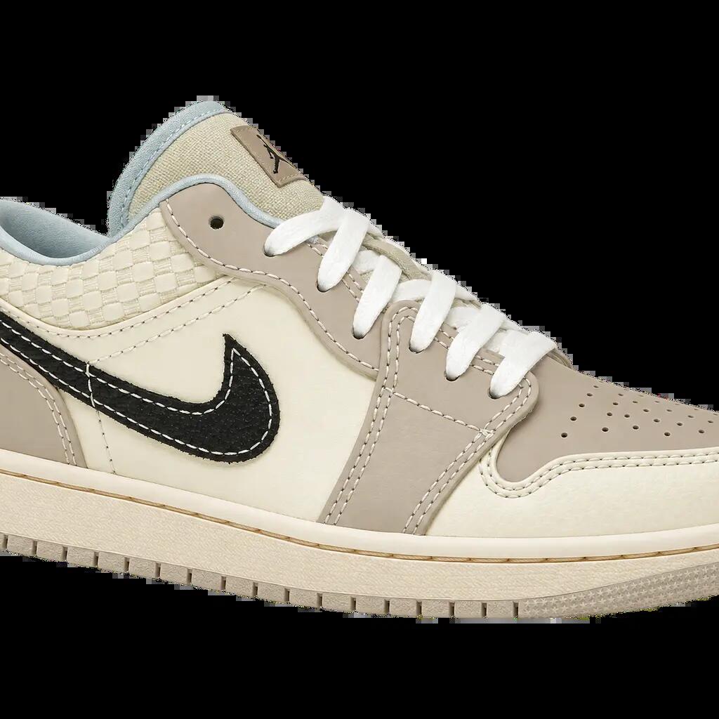 Damen - Sneaker - Low-Top - Air Jordan 1 Low SE - Weiß, Glacier Blue
