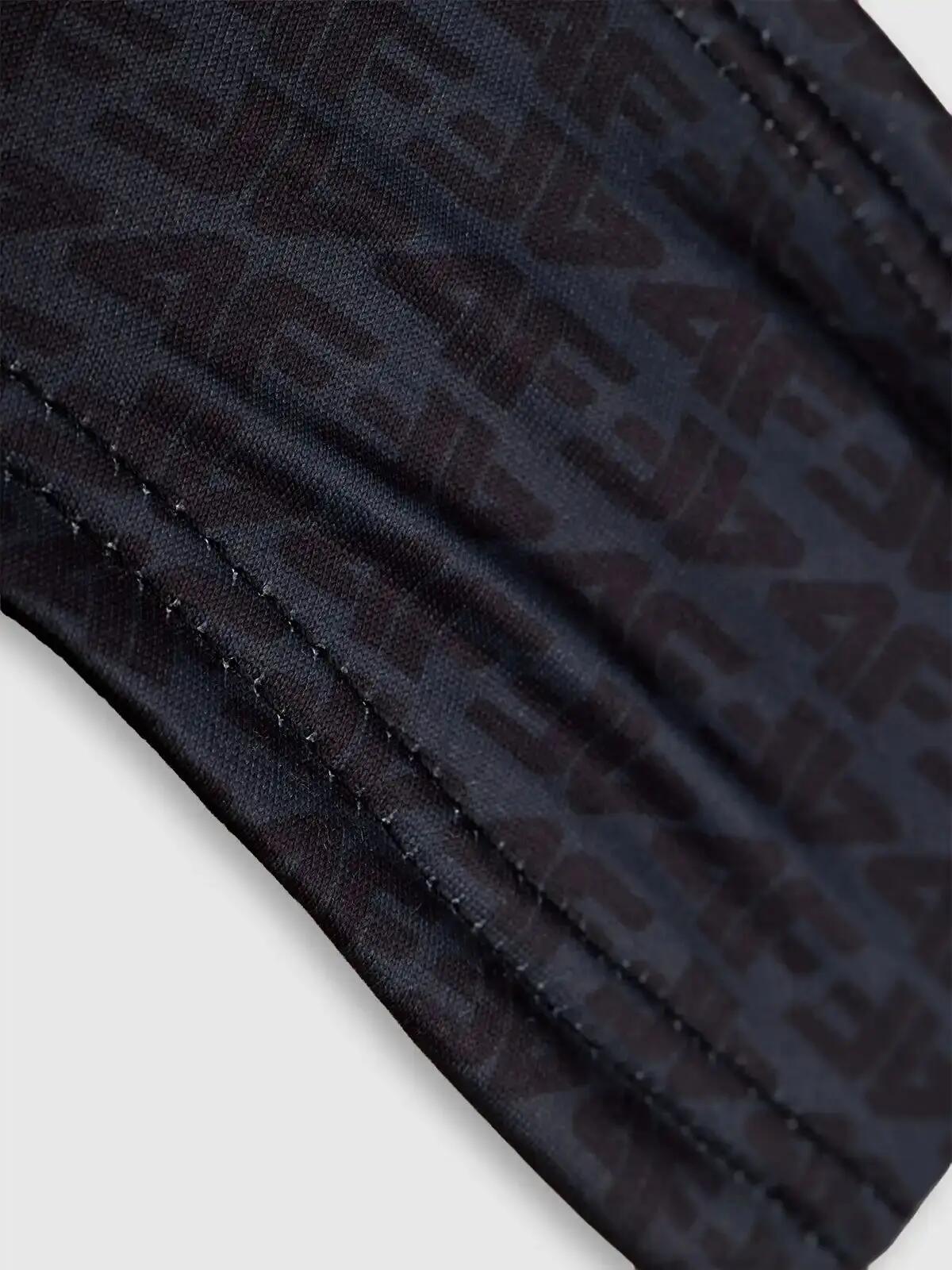 Opaska sportowa na głowę unisex czarna 4F 2/3