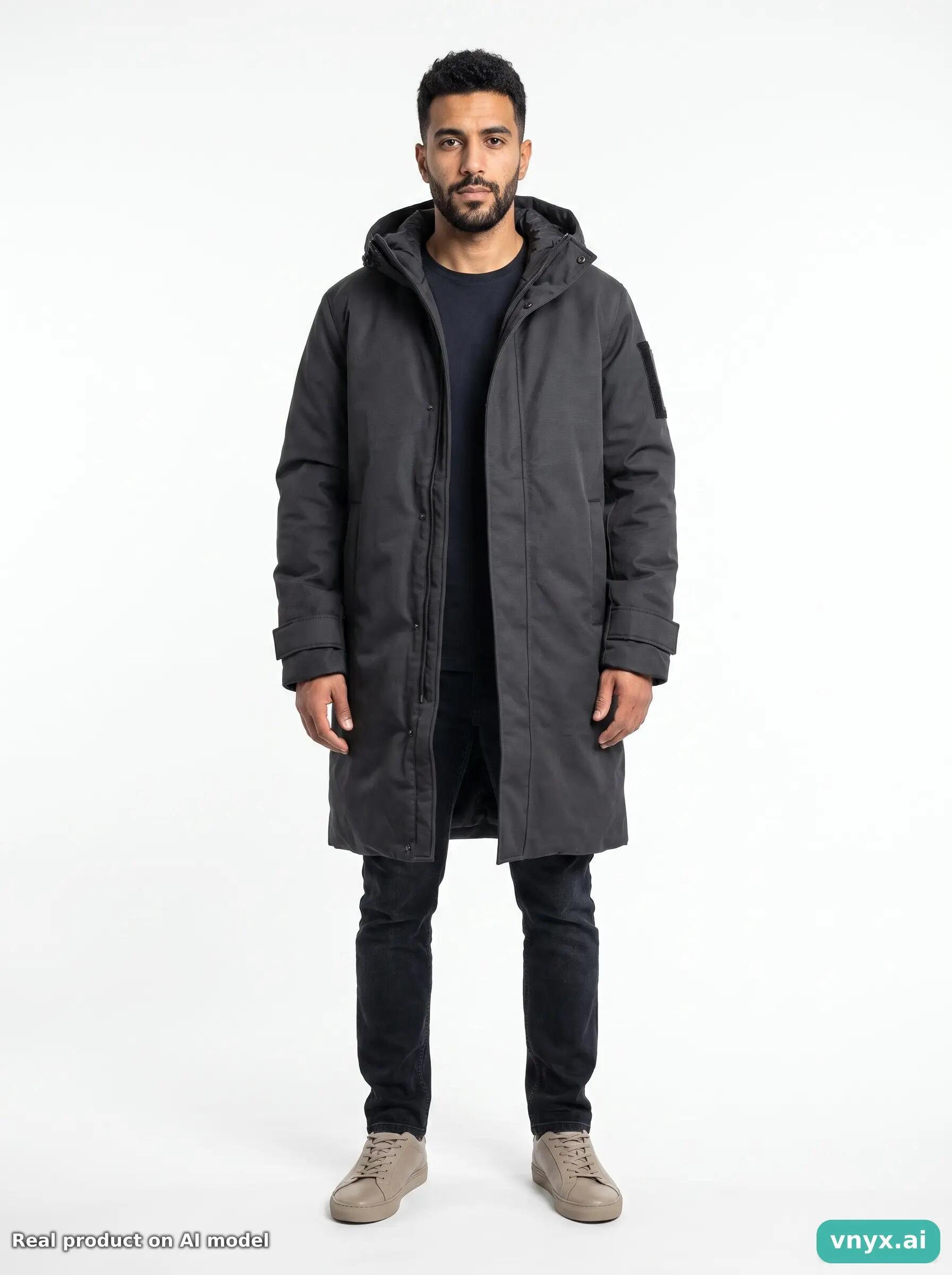 Second Life - Vintage RAINS Matte Black Outdoor Jacket Men XS 3/5
