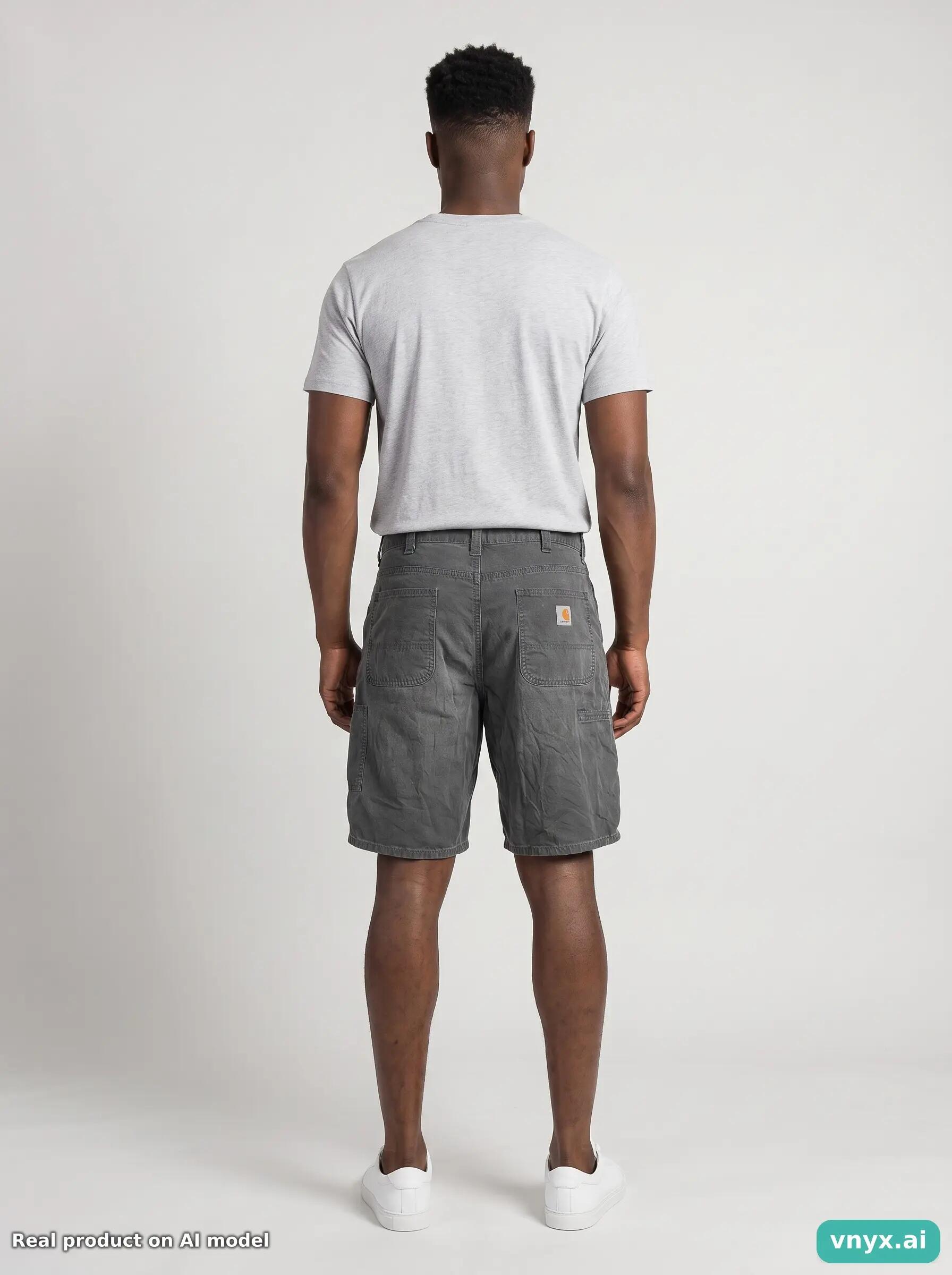 Second Life - Vintage Carhartt Charcoal Shorts Men 41 L10 4/6
