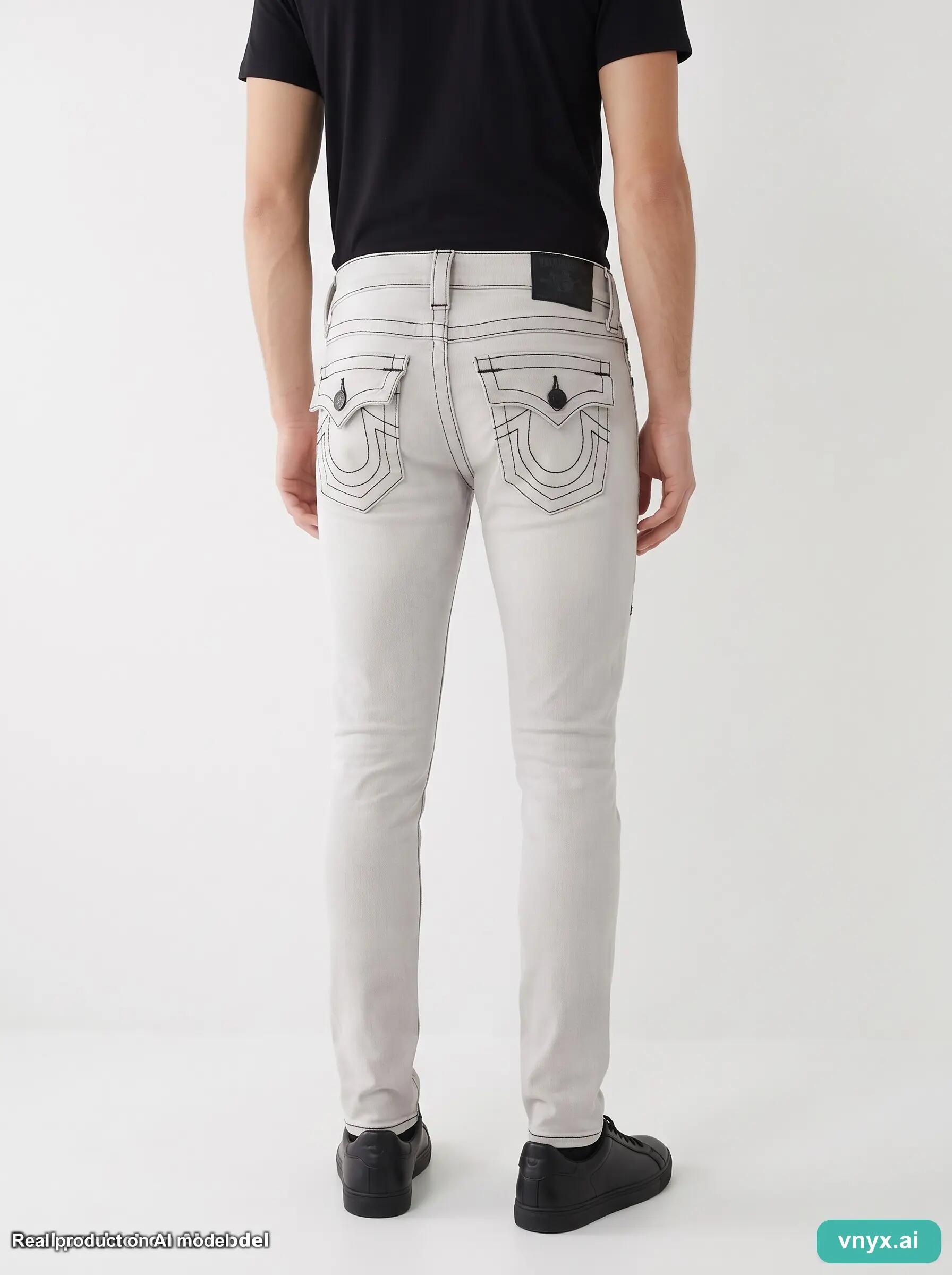 Second Life - Vintage True Religion Beige Jeans Men 29 L33 2/5