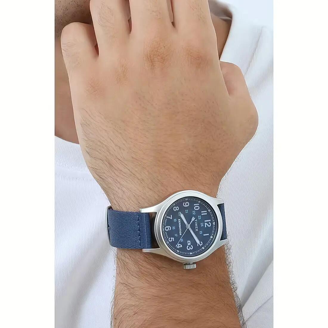 Timex Analog Uhr Blau/Blau TW2V65600 5/6