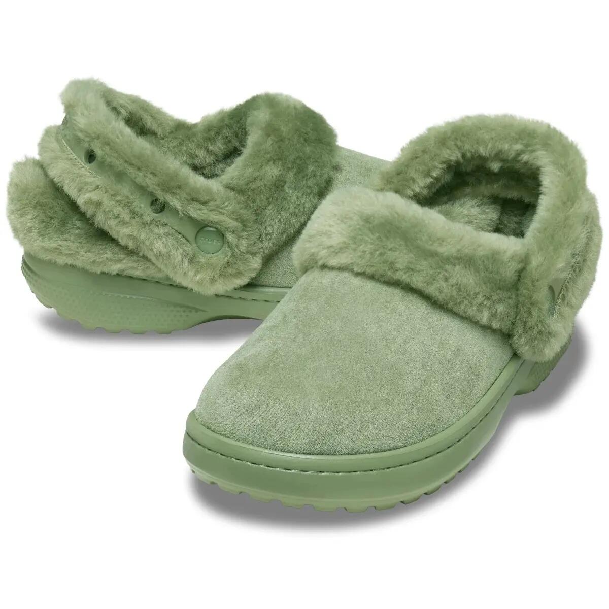 Crocs Damskie Chodaki Classic Unfurgettable Vegan Suede Clog 2/6