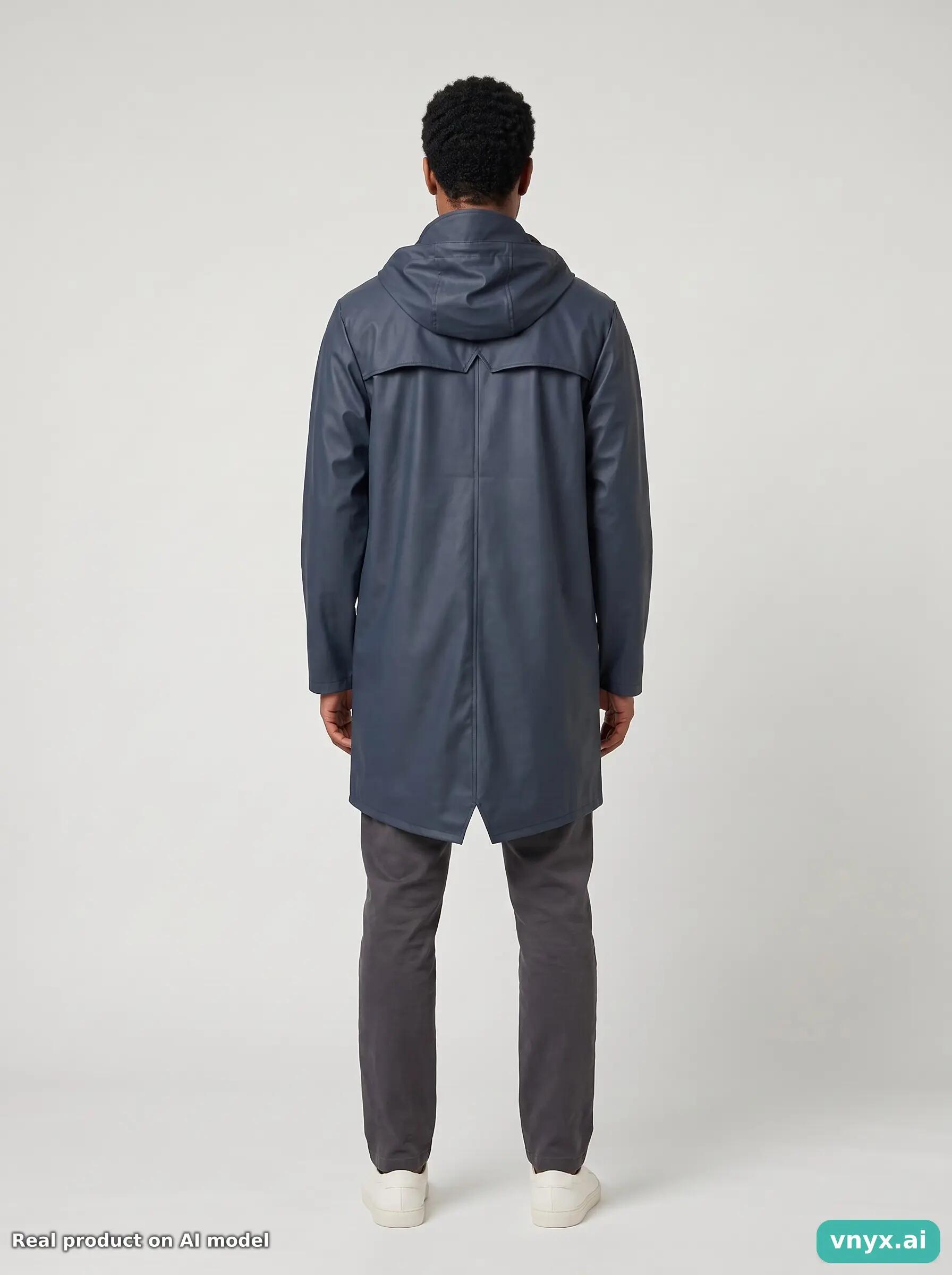 Second Life - Vintage RAINS Dark Blue Outdoor Jacket Men XS 4/5