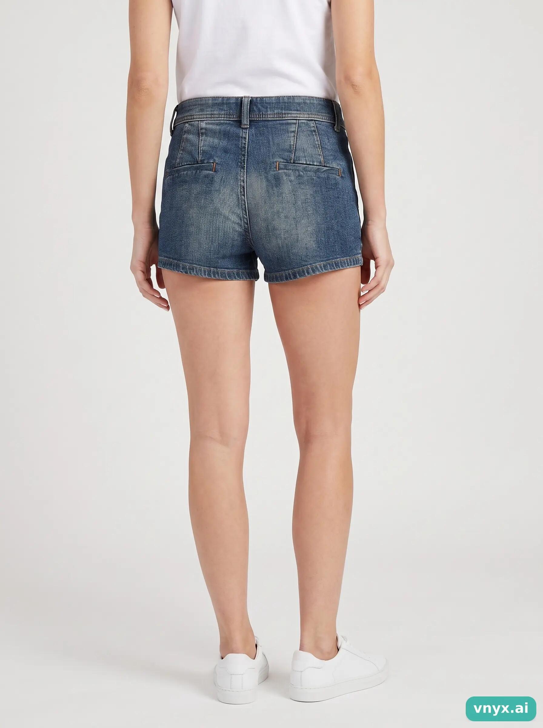 Second Life - Vintage Dolce & Gabbana Blue Shorts Women W21 5/5
