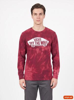 Second life - vintage vans red long sleeve men xs