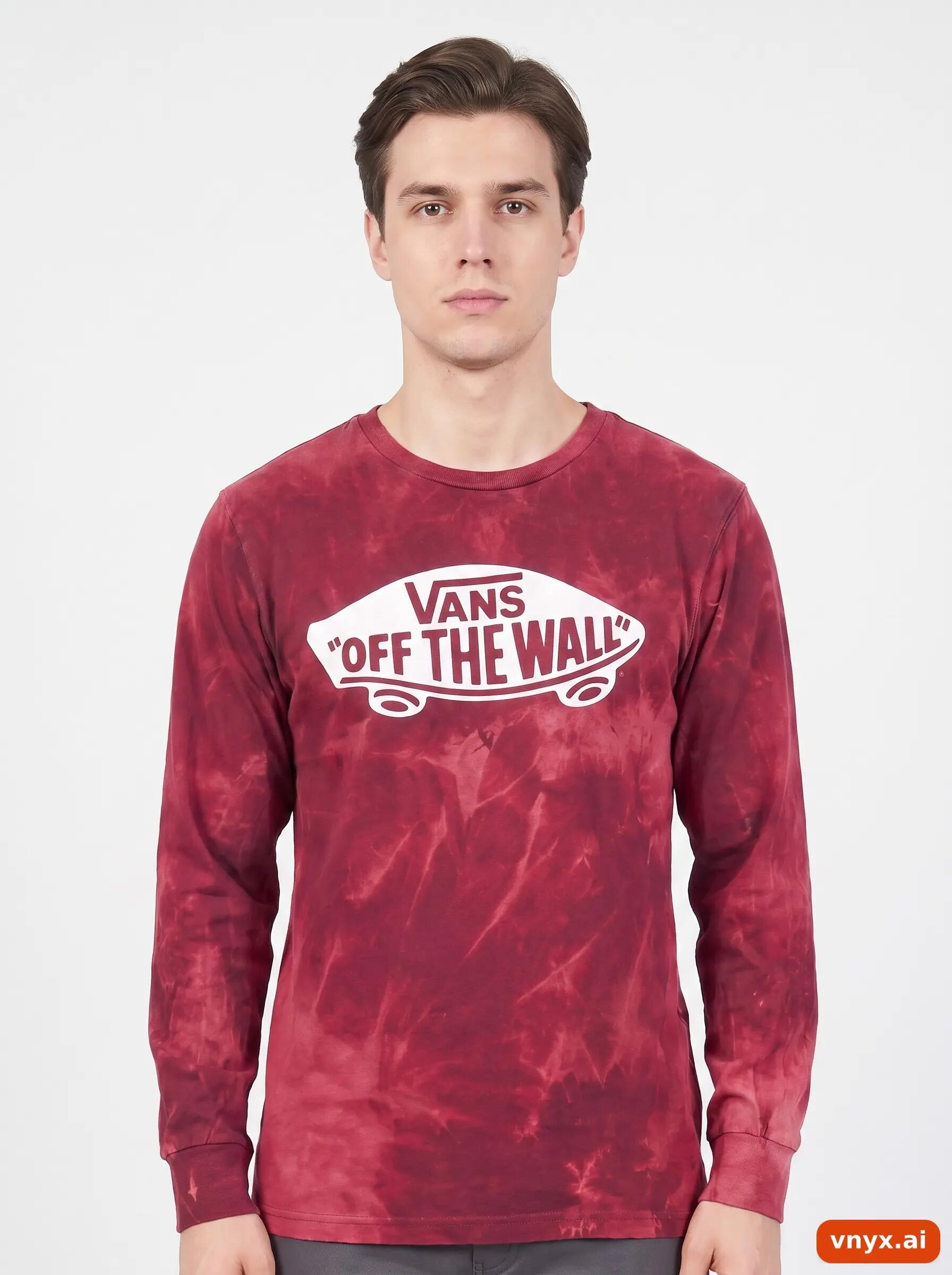Second Life - Vintage VANS Red Long Sleeve Men XS 5/5