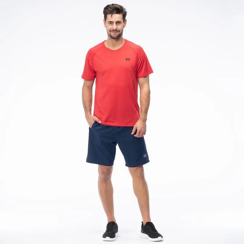 T-Shirt Raglan «Cross The Line» da Dyoro para homem (Vermelho) 5/6