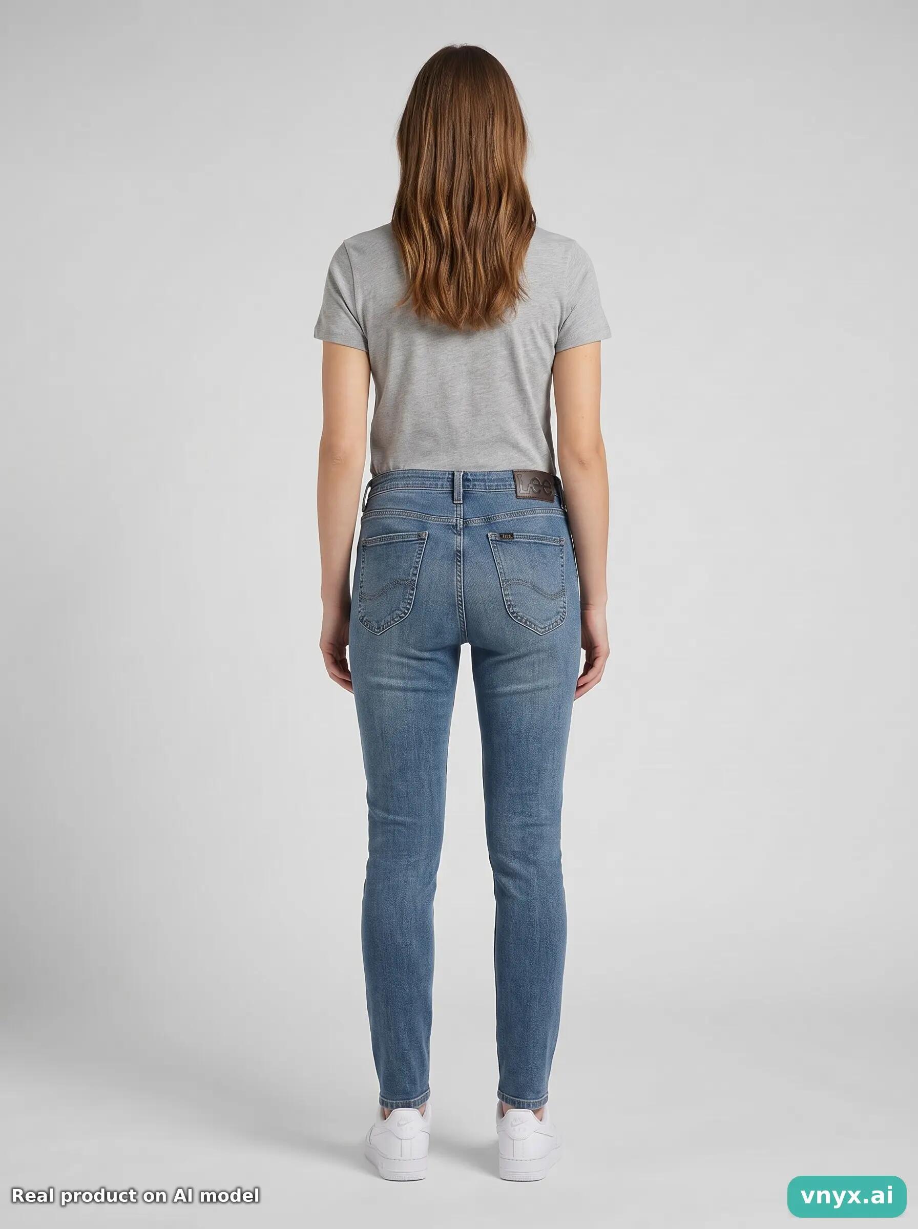 Second Life - Vintage Lee Light Blue Jeans Women 32 L32 4/6