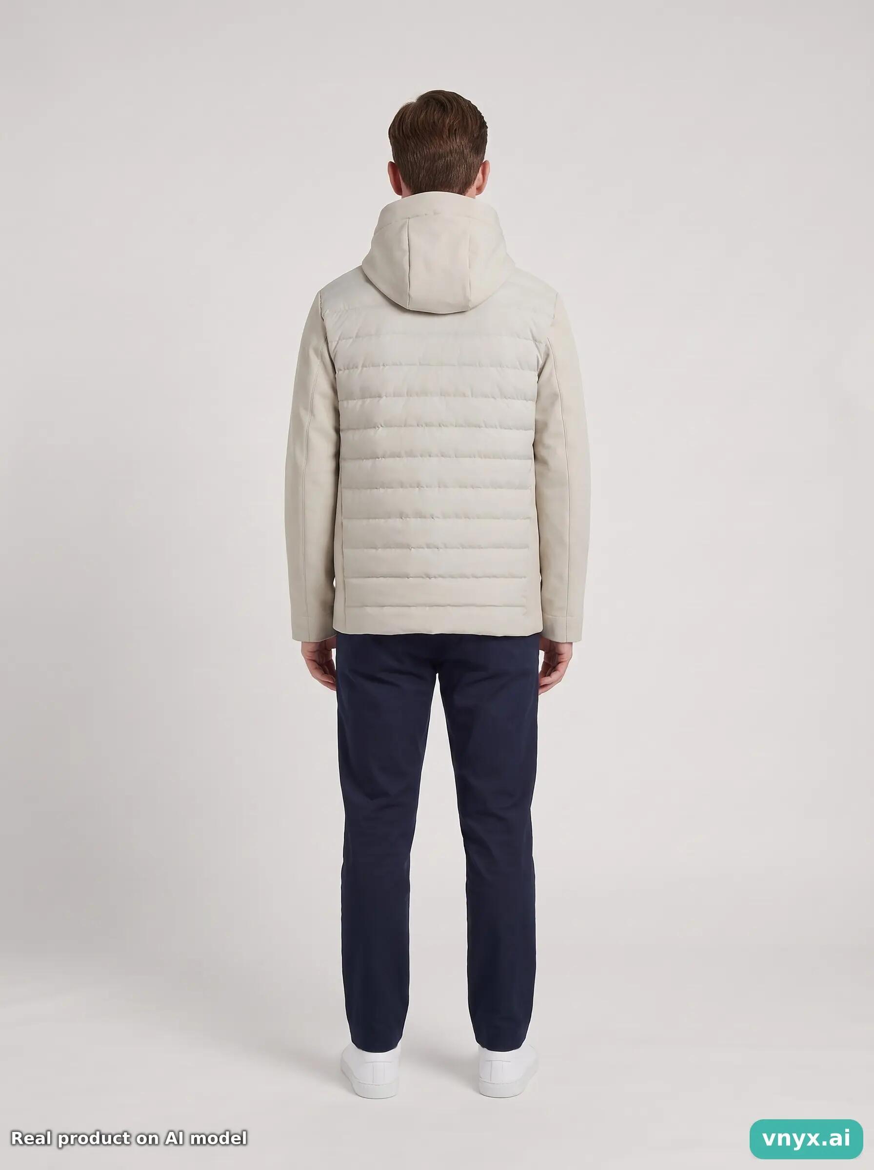 Second Life - Vintage RAINS Beige Puffer Jacket Men S 4/5