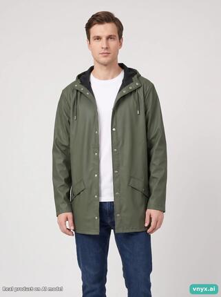 Second Life - Vintage RAINS Olive Outdoor Jacket Men XS