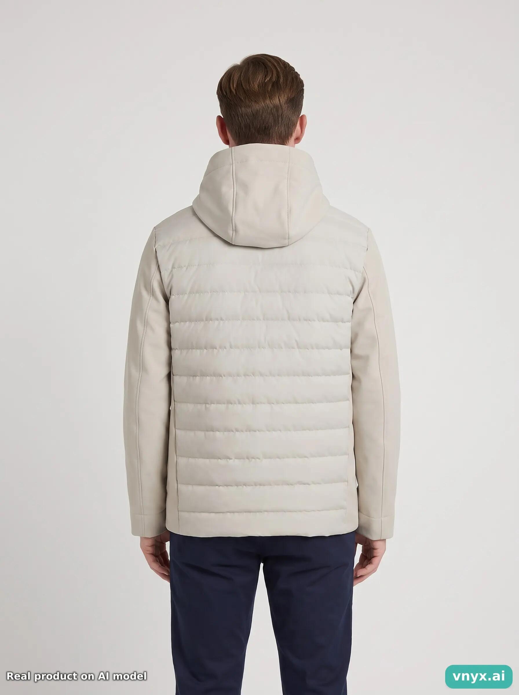 Second Life - Vintage RAINS Beige Puffer Jacket Men S 2/5