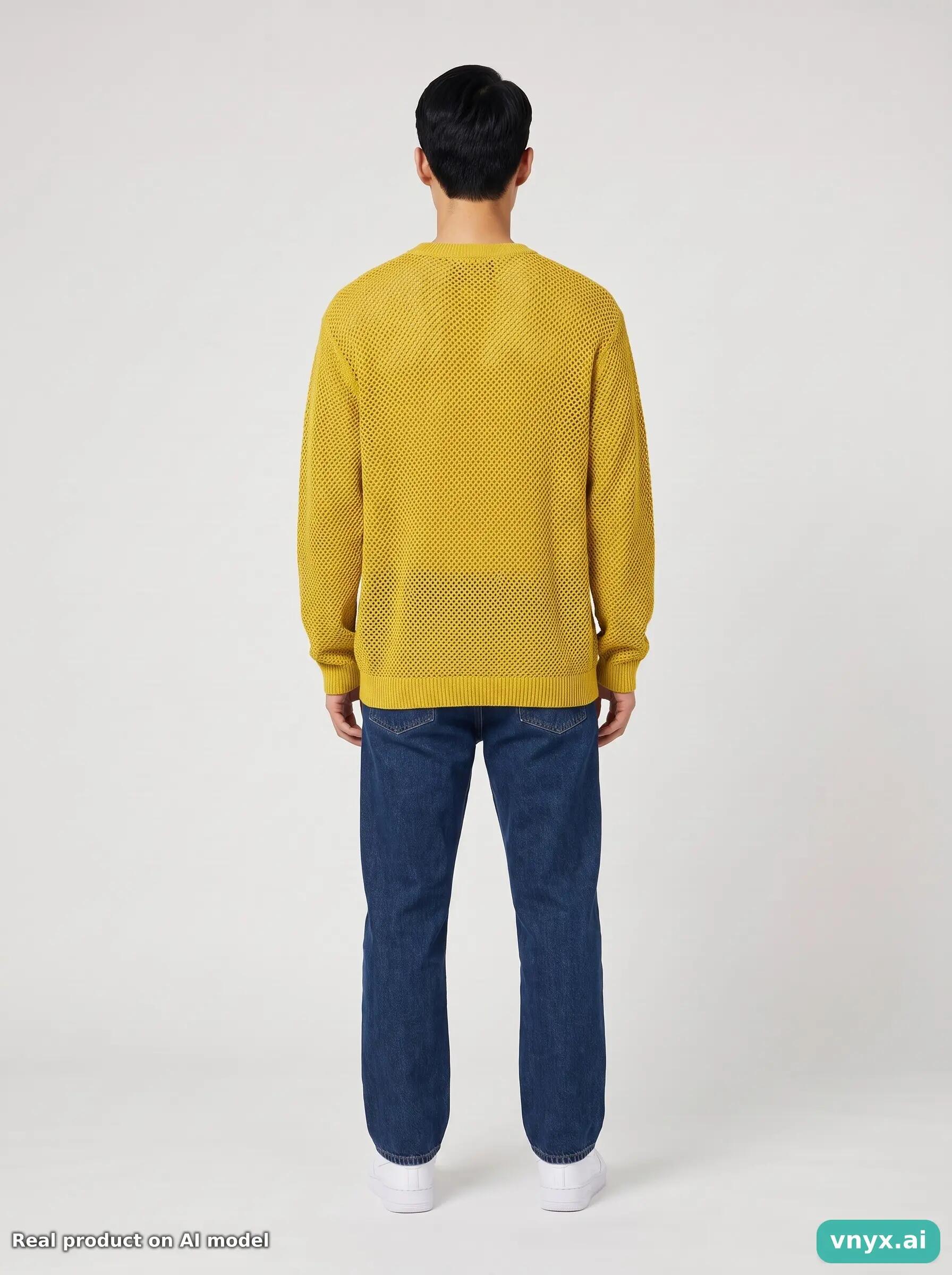 Second Life - Supreme Mustard Sweater Men XL 4/5
